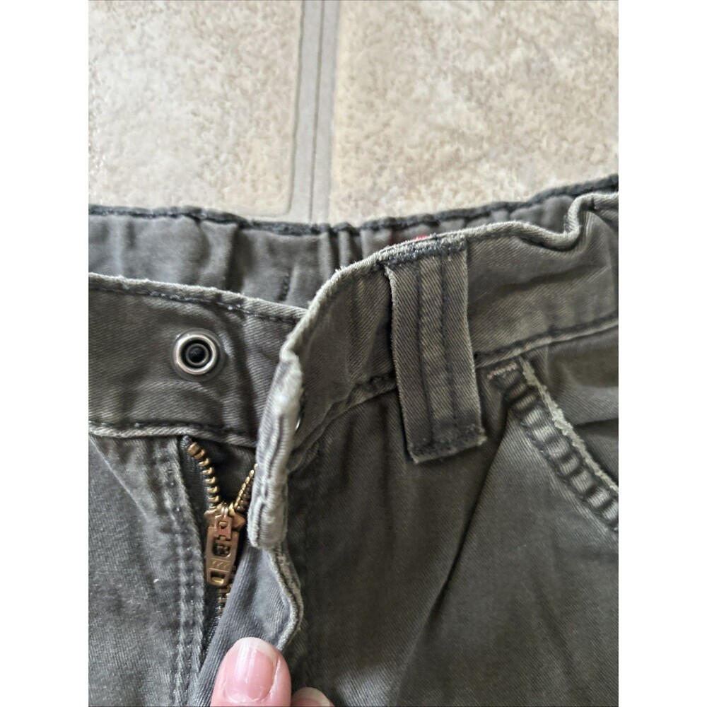Wrangler Cargo Shorts Boys Size 12 Green adjustable waist - Picture 2 of 8